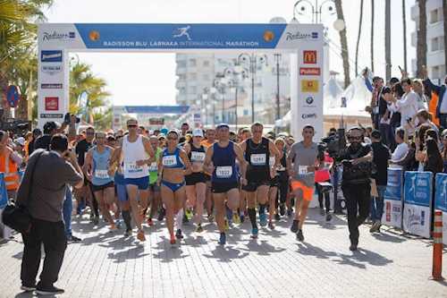 larnaca marathon race